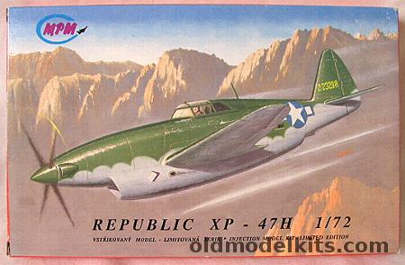 MPM 1/72 Republic XP-47H Super Thunderbolt, 72017 plastic model kit